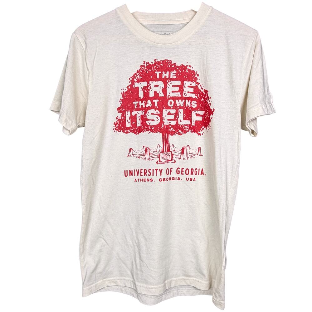 University of Georgia The Tree That Owns Itself Mens Small Homefield T-Shirt UGA - Picture 8 of 8